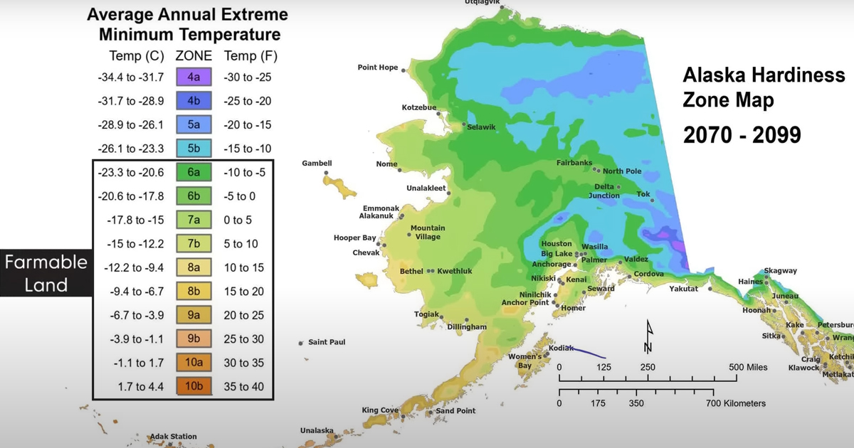 Alaska Planting Zones – USDA Map Of Alaska Growing Zones