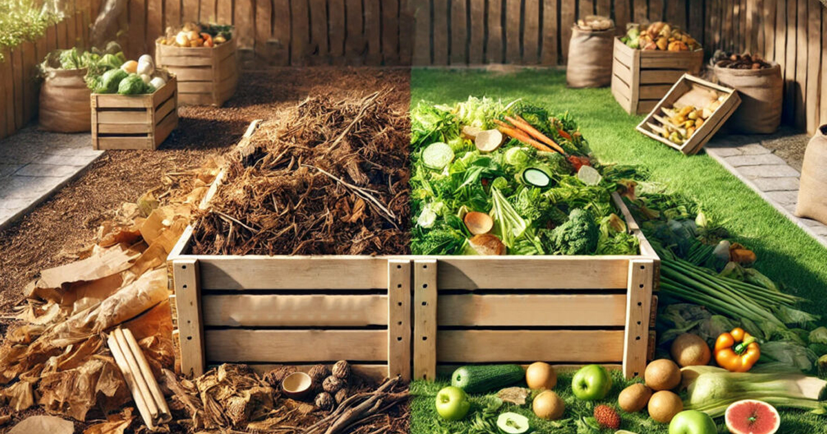 Understanding The Browns And Greens Mix For Compost